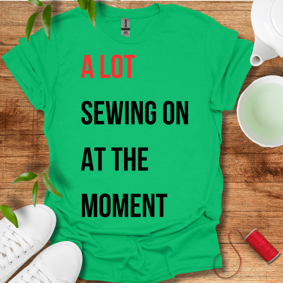 Sewing On T-Shirt
