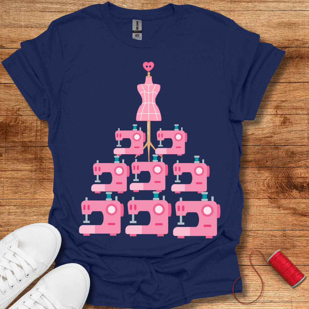 Sewing Machine Tree T-Shirt