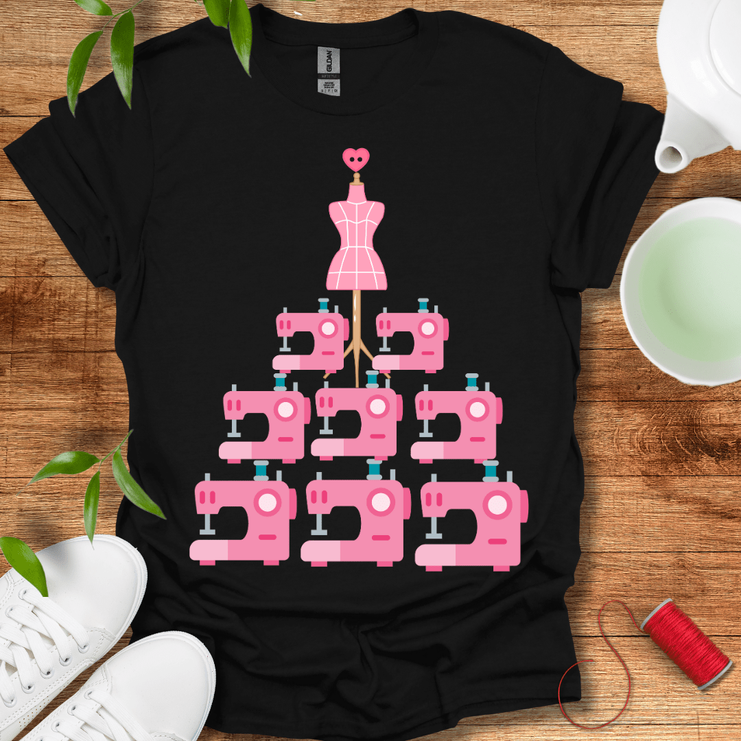 Sewing Machine Tree T-Shirt