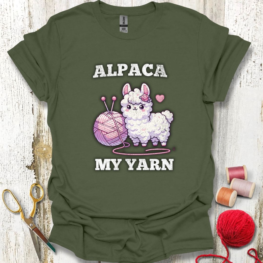 Funny Alpaca My Yarn T-Shirt