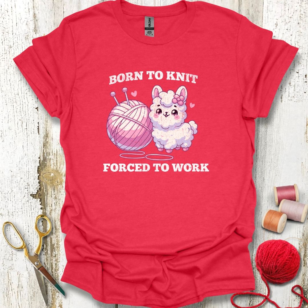 Funny Born To Knit T-Shirt