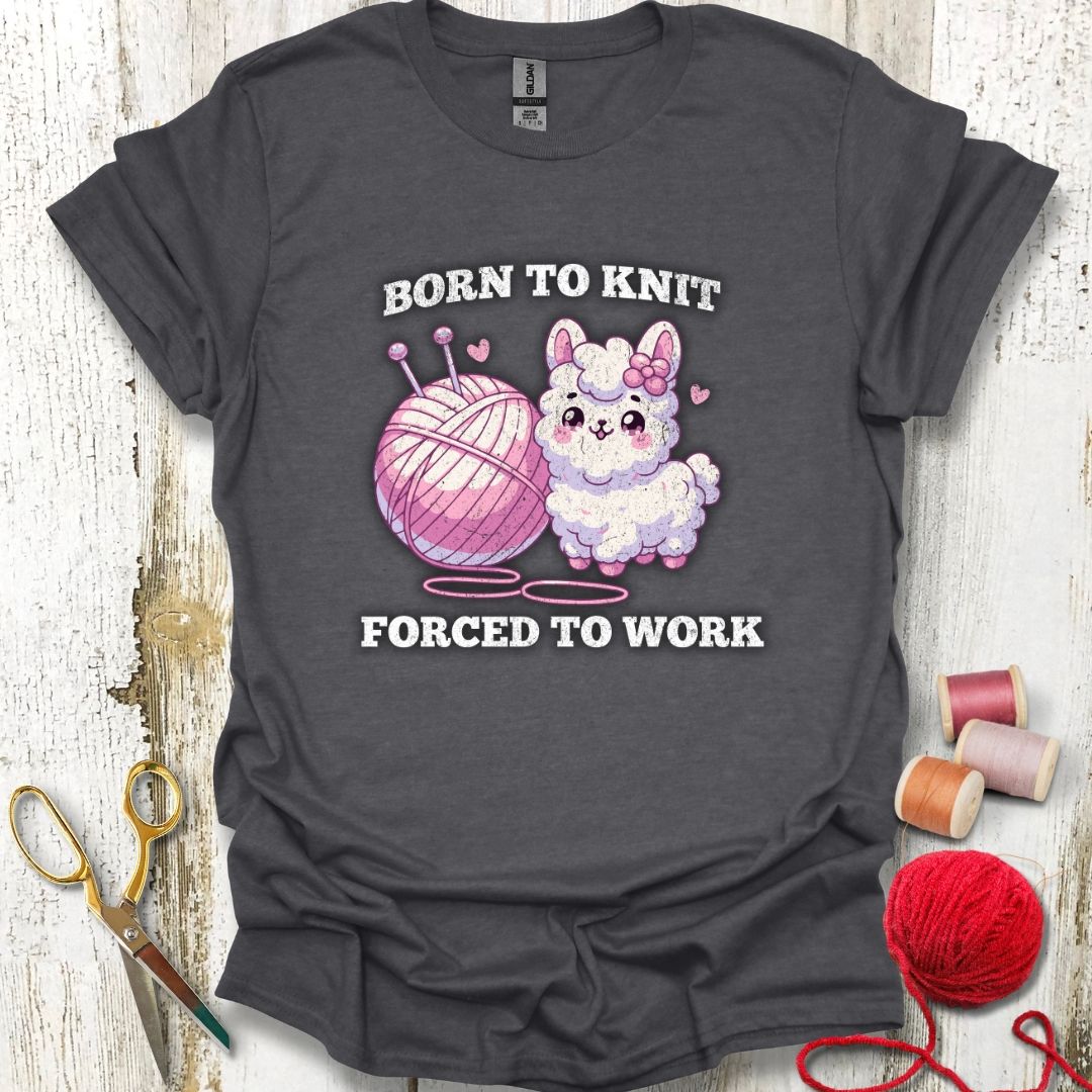 Funny Born To Knit T-Shirt