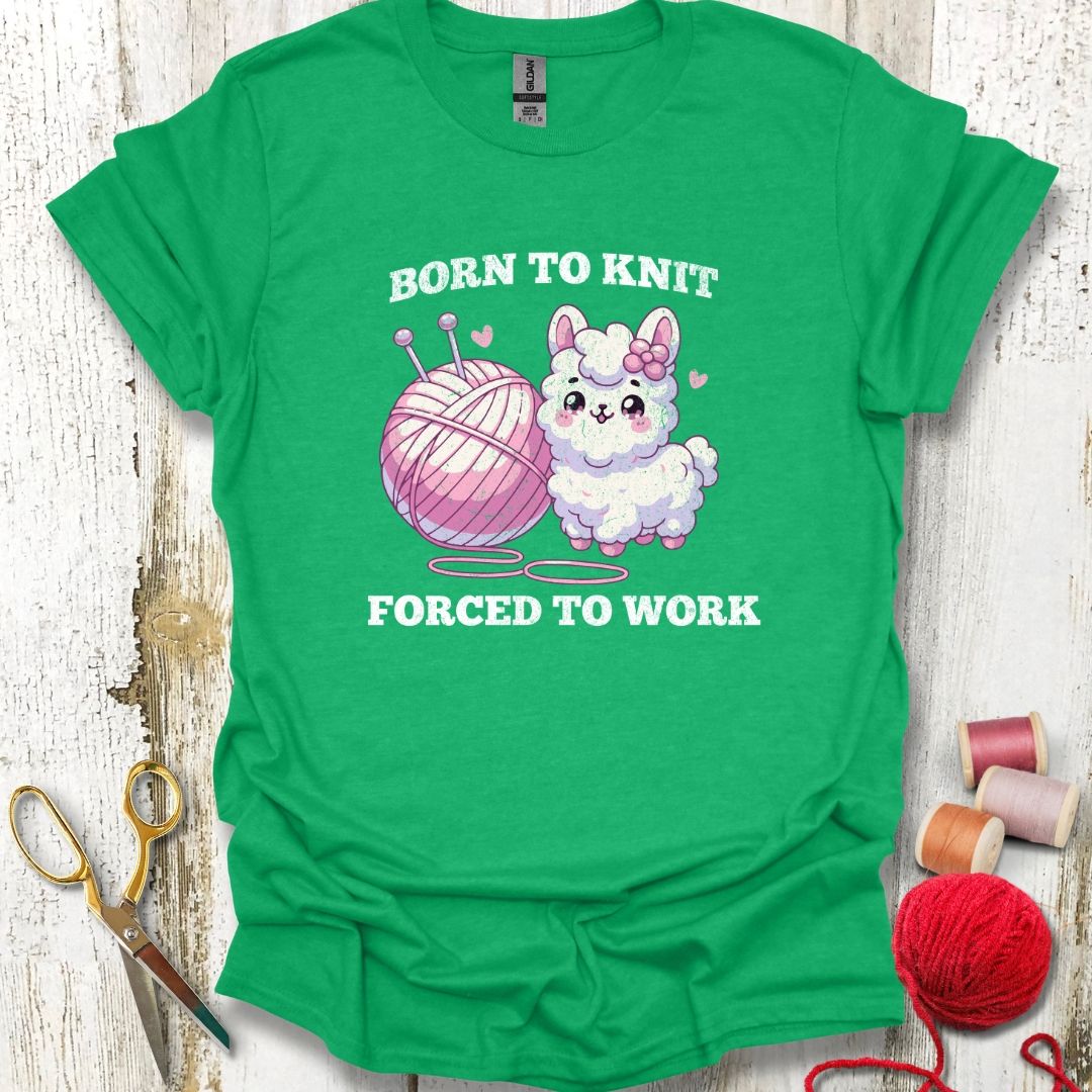 Funny Born To Knit T-Shirt