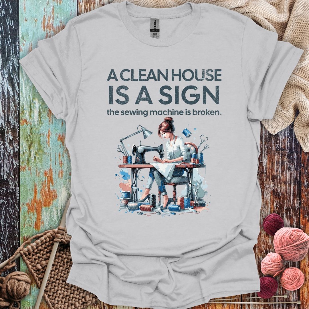 Broken Sewing Machine Signs T-Shirt
