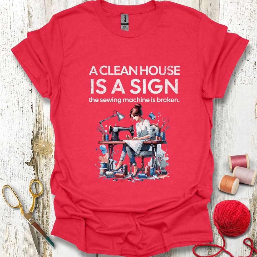 Broken Sewing Machine Signs T-Shirt