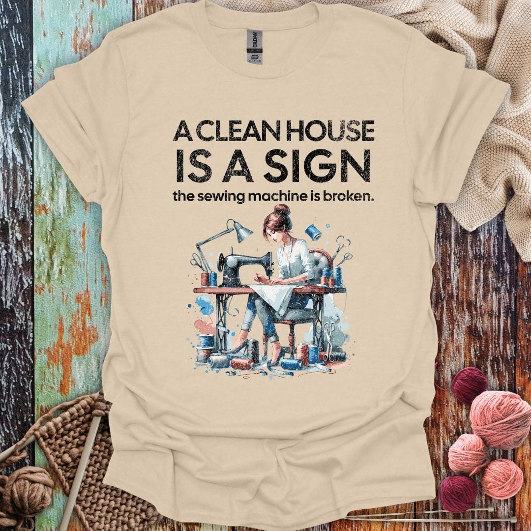 Broken Sewing Machine Signs T-Shirt