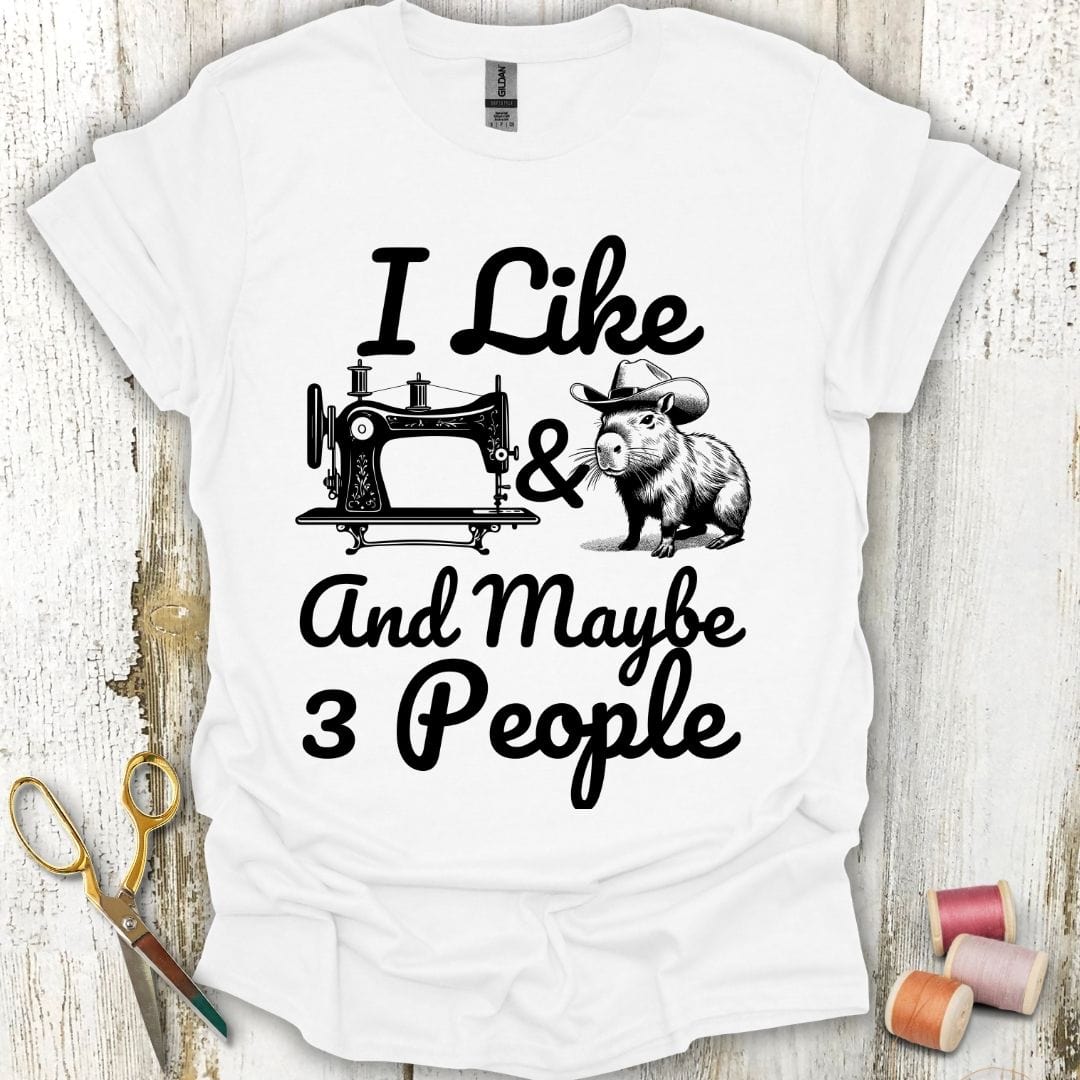 Capybaras And Sewing T-Shirt
