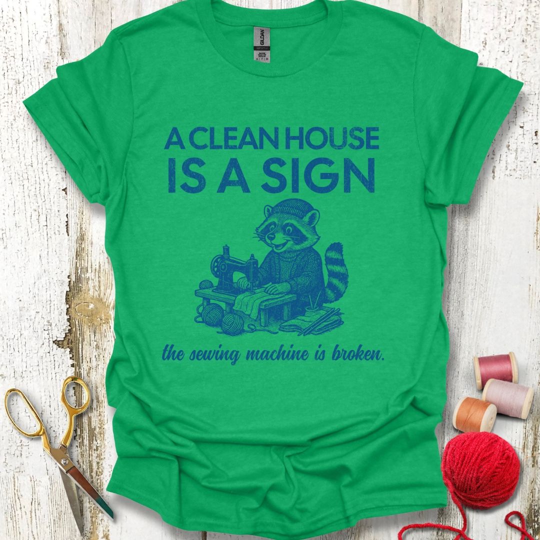 Funny Sewing And Cleaning T-Shirt