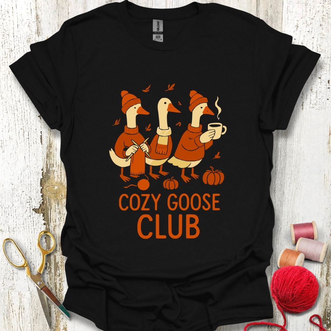 Cozy Goose Knitting Club T-Shirt