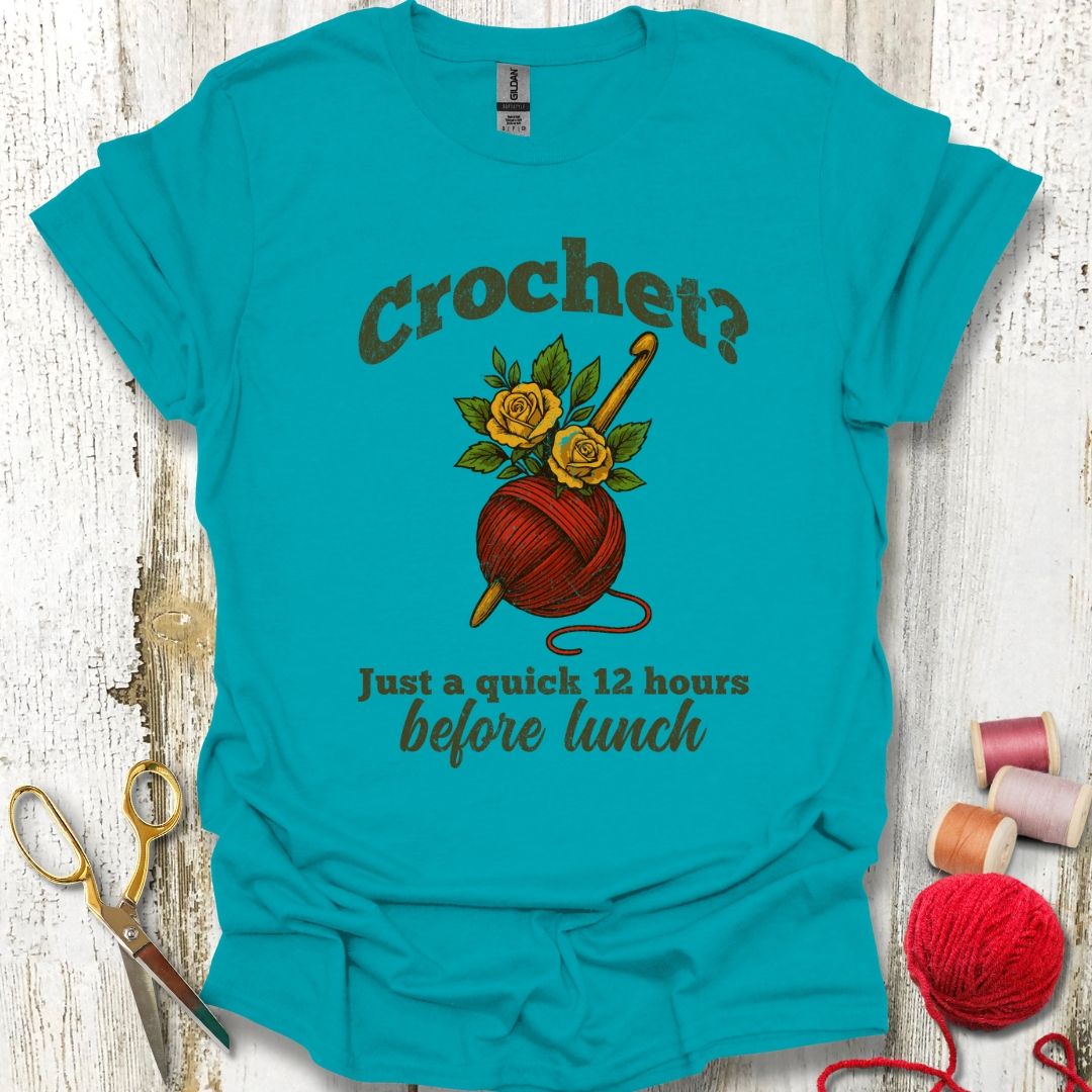 Funny Crochet Before Lunch T-Shirt