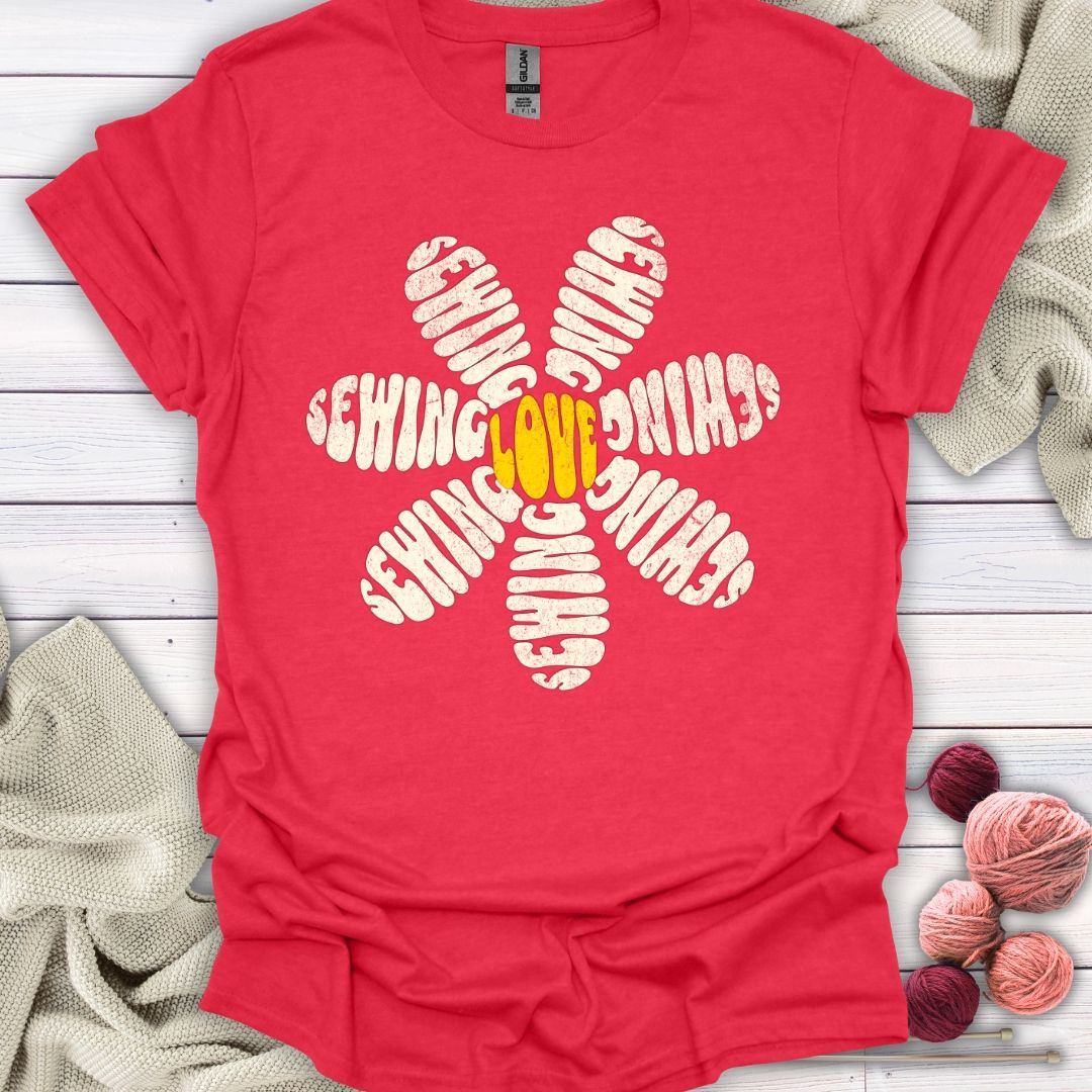 Crochet Flower T-Shirt