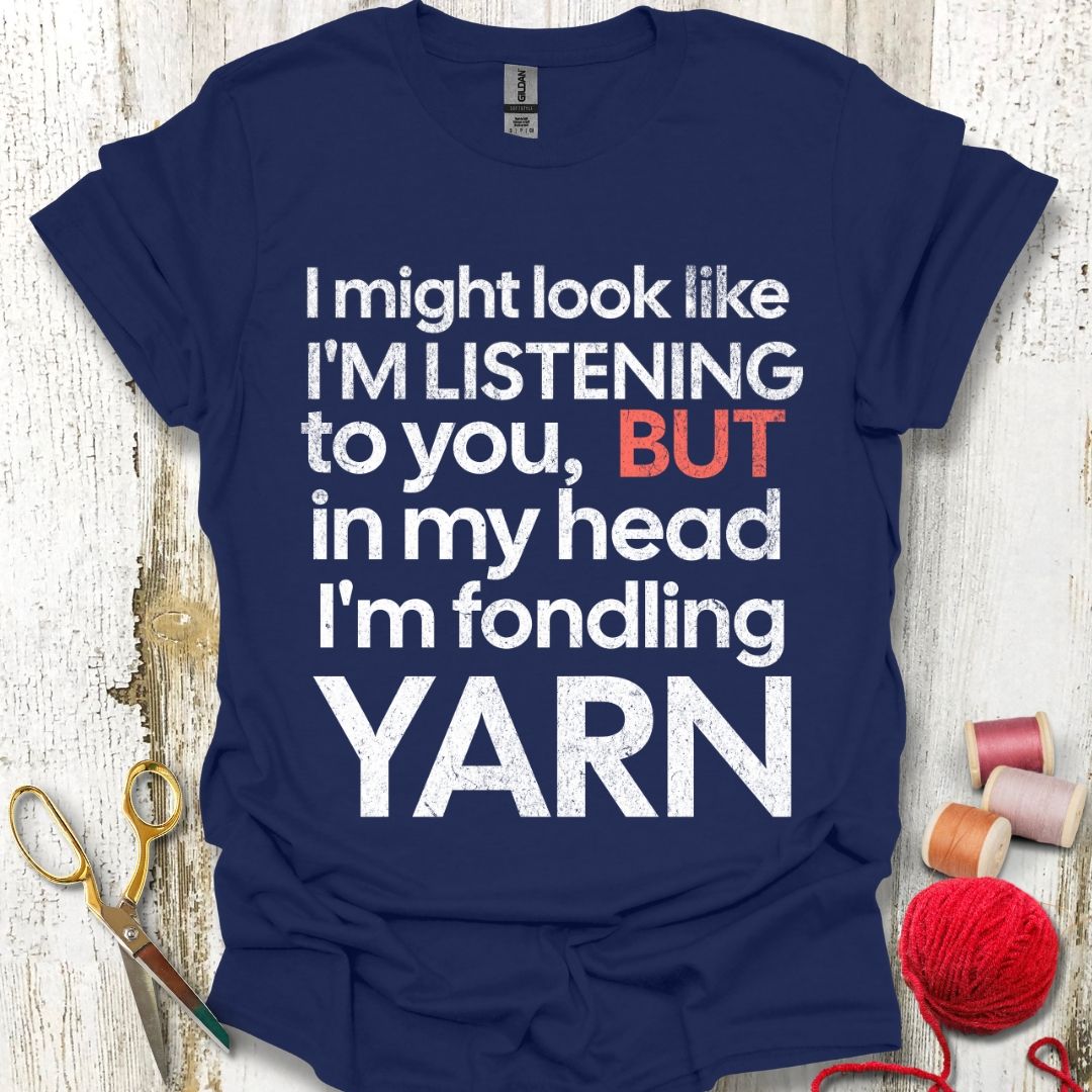 Funny Fondling Yarn T-Shirt