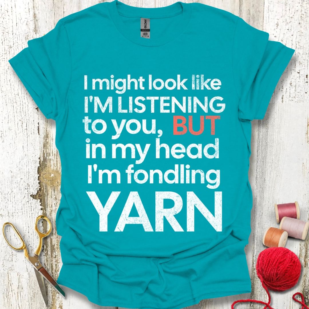 Funny Fondling Yarn T-Shirt