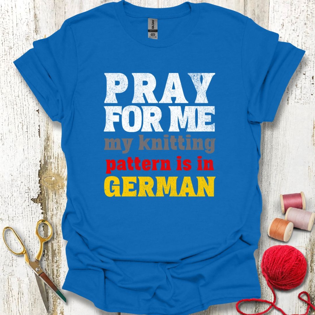 Funny German Knitting Pattern T-Shirt
