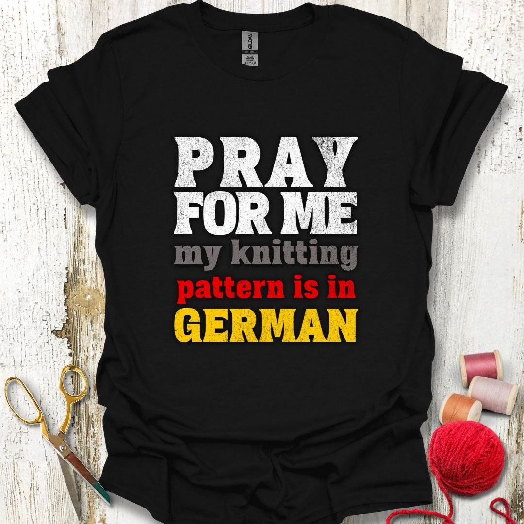 Funny German Knitting Pattern T-Shirt