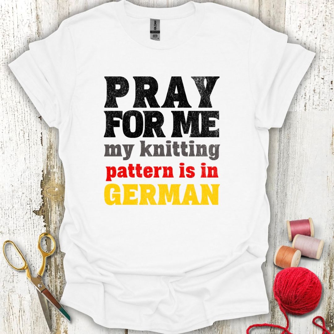 Funny German Knitting Pattern T-Shirt