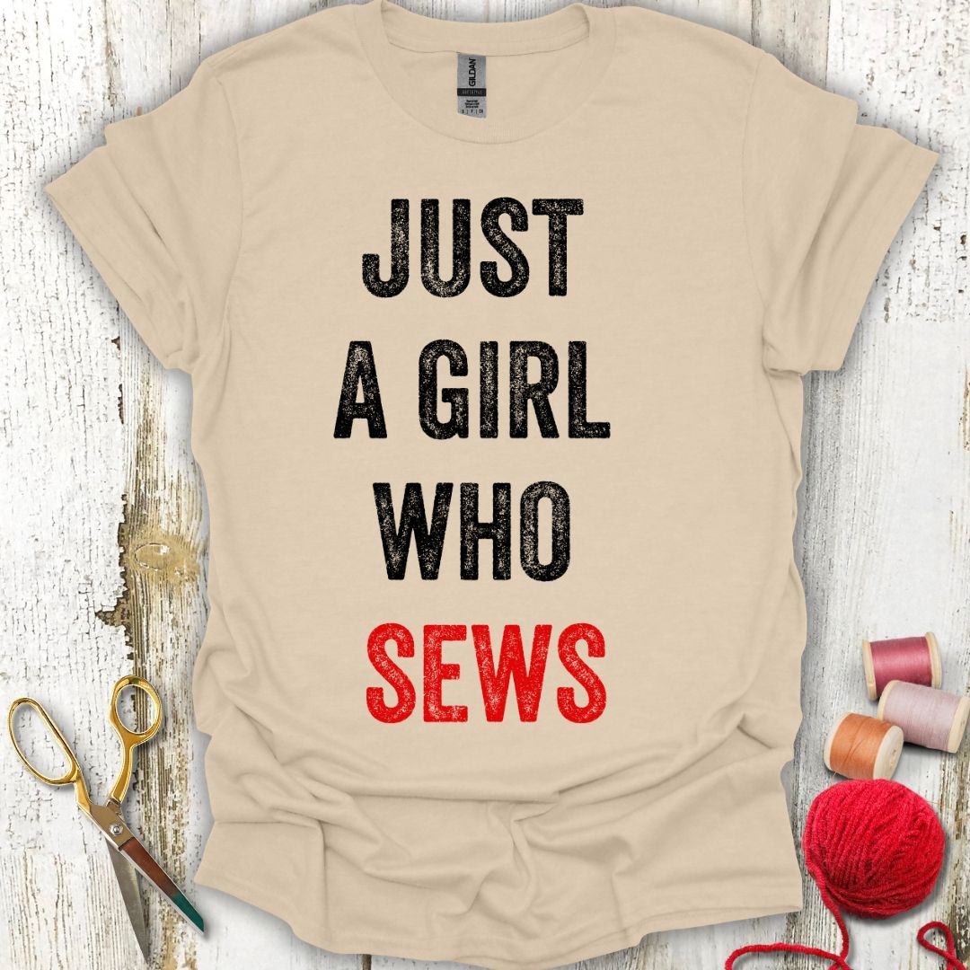 Girl Who Sews T-Shirt