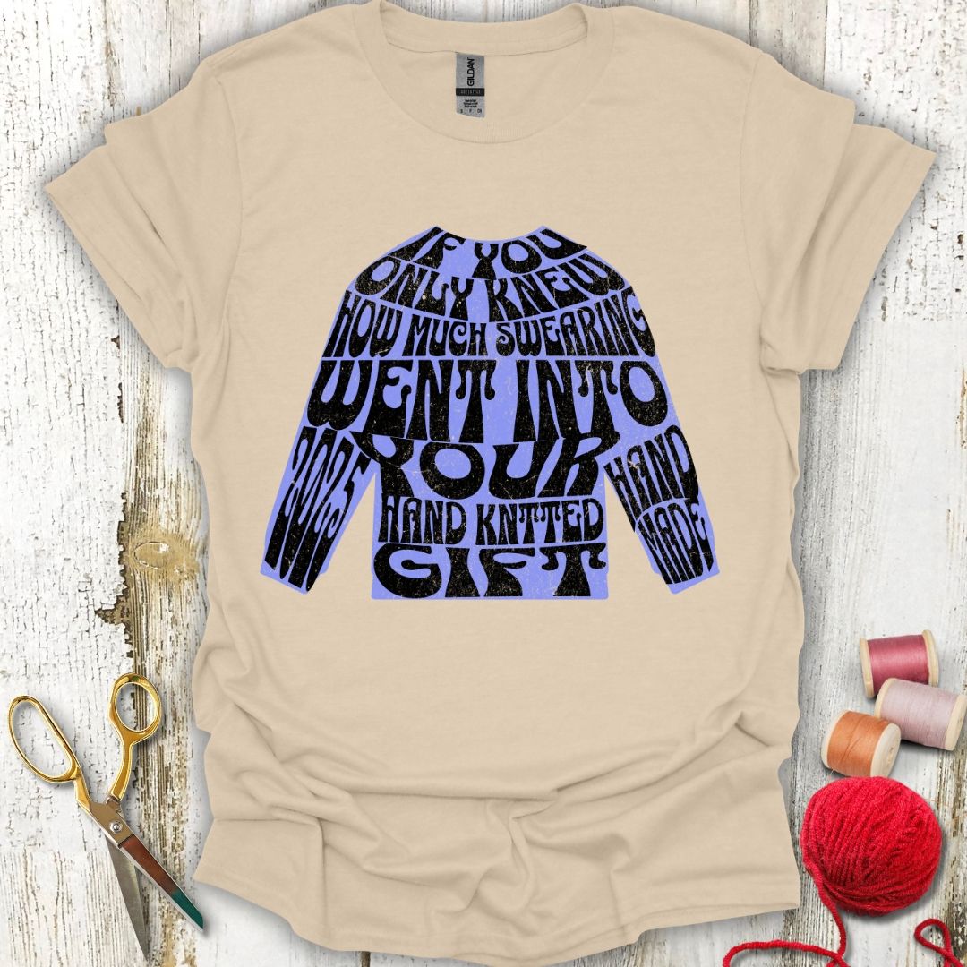 Hand Knitted Gift T-Shirt