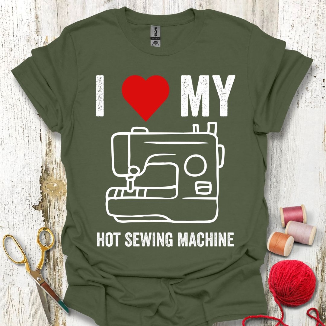 Funny Sewing Machine T-Shirt