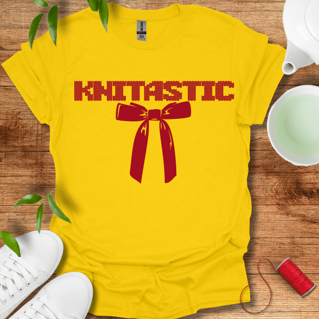 Knit and Bow T-Shirt