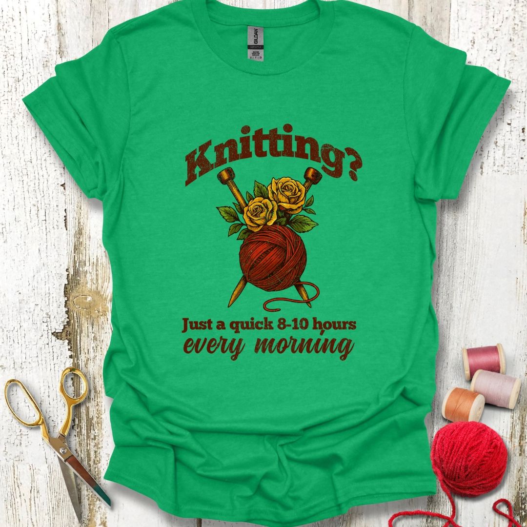 Funny Quick Knitting T-Shirt