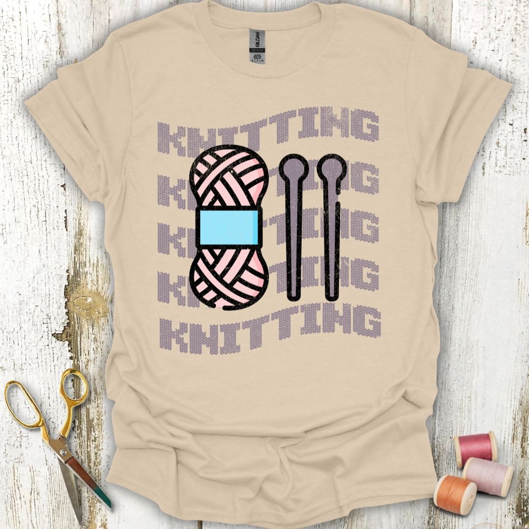 Knitting T-Shirt