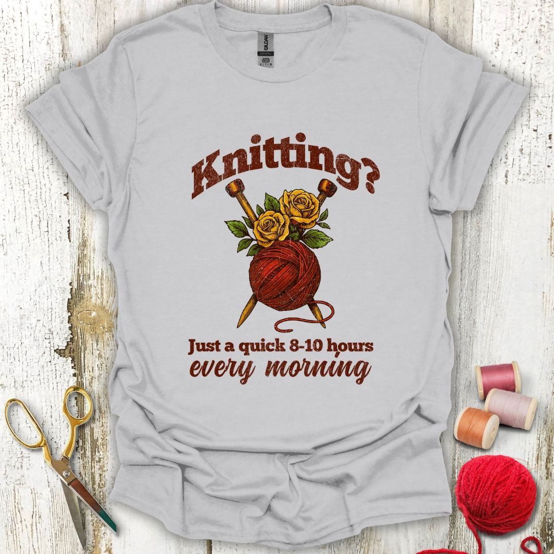 Funny Quick Knitting T-Shirt