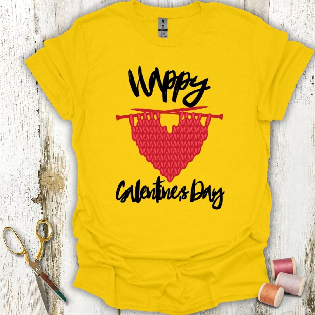 Knitting Galentine's Day T-Shirt