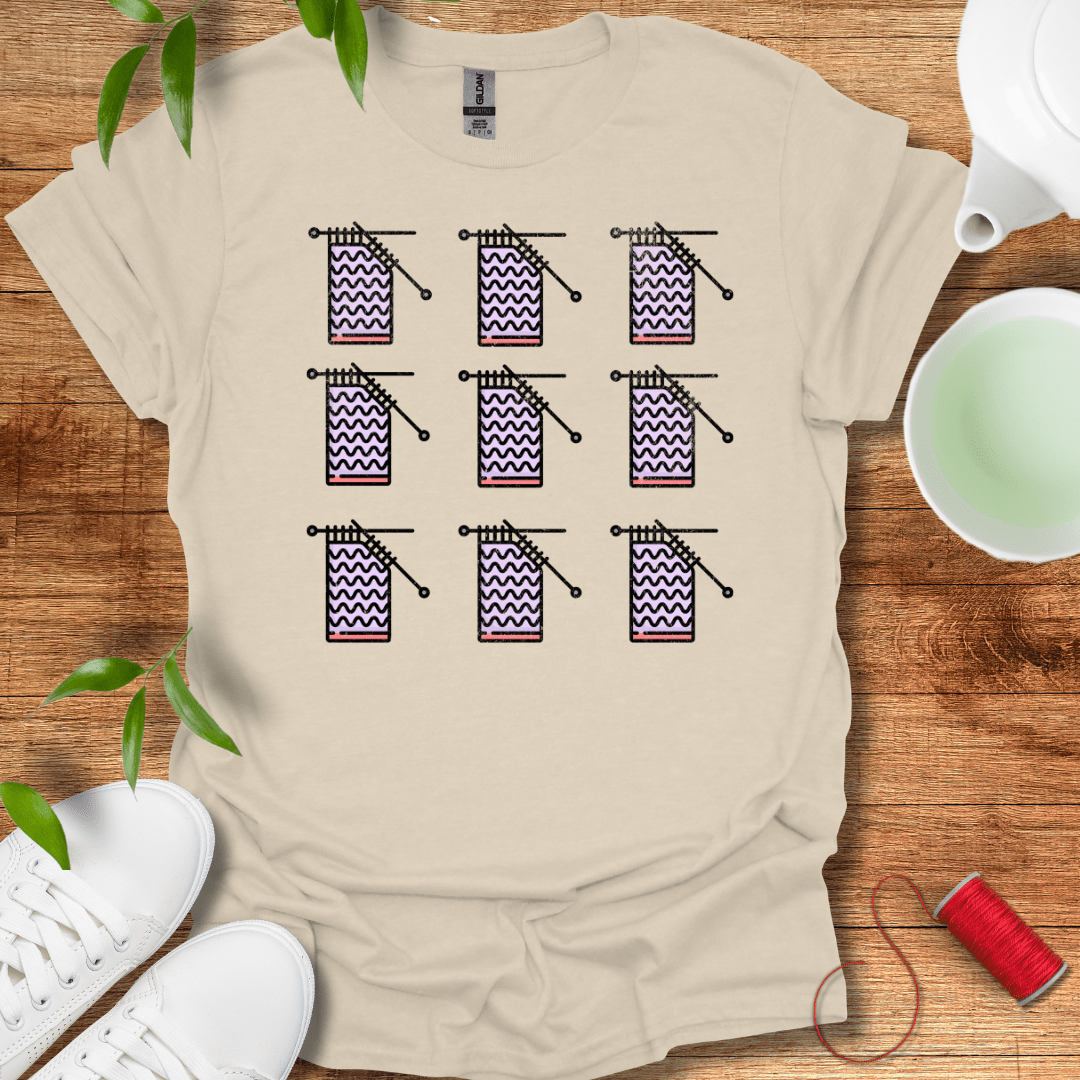 Knitting Lilac T-Shirt