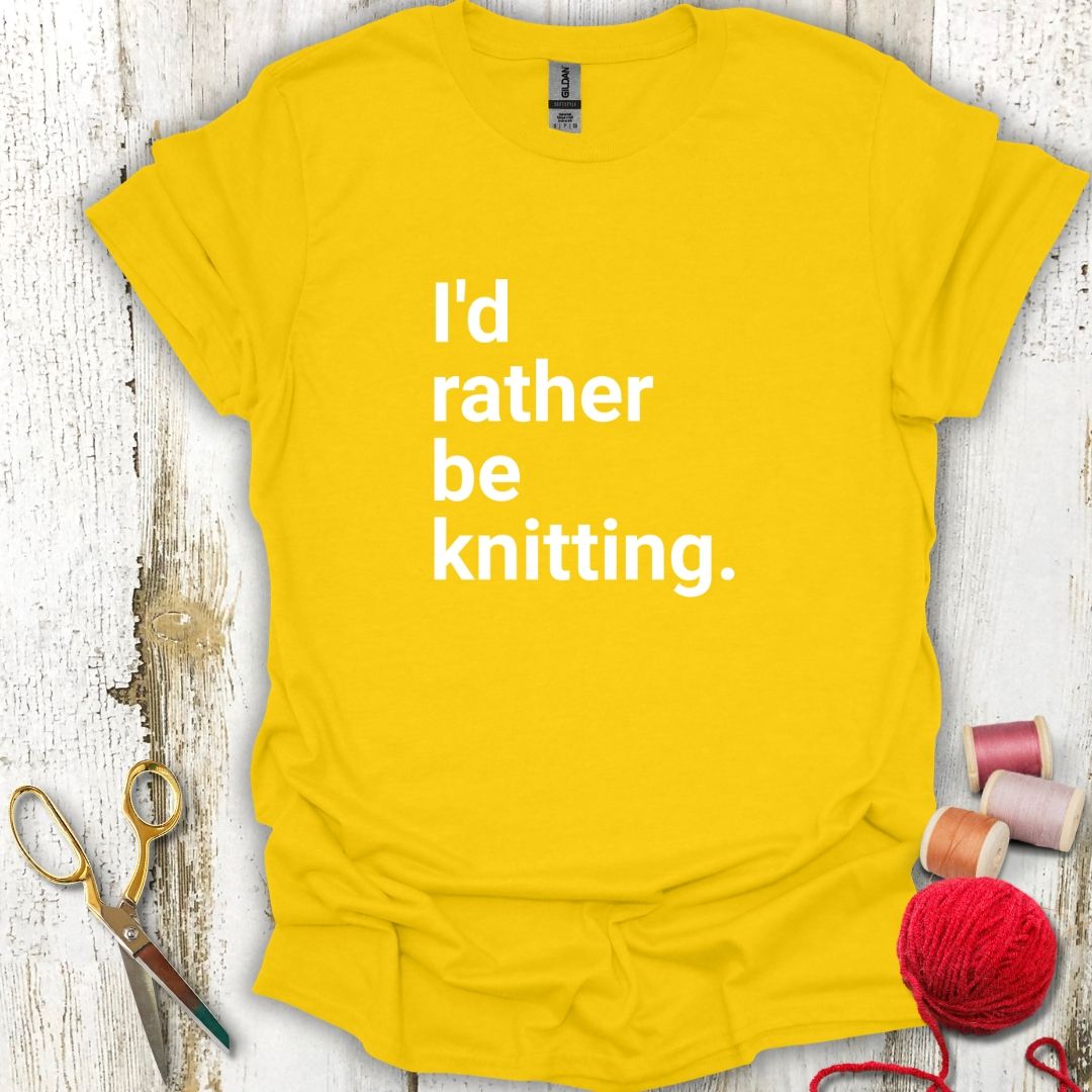 Knitting T-Shirt
