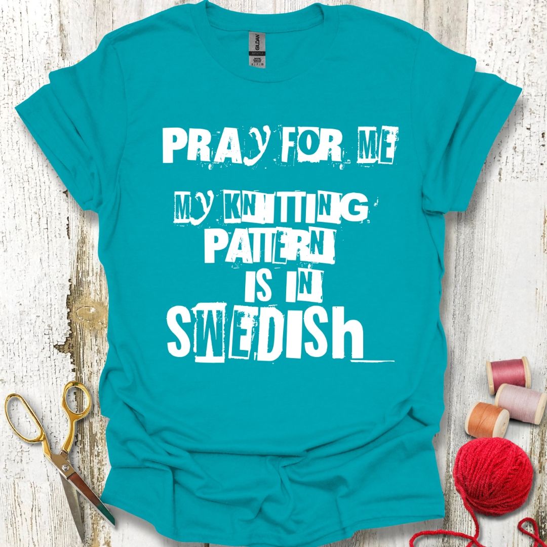 Funny Swedish Knitting Pattern T-Shirt