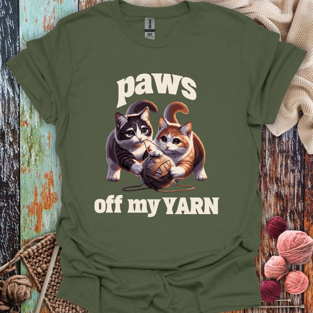 Funny Cat Yarn T-Shirt
