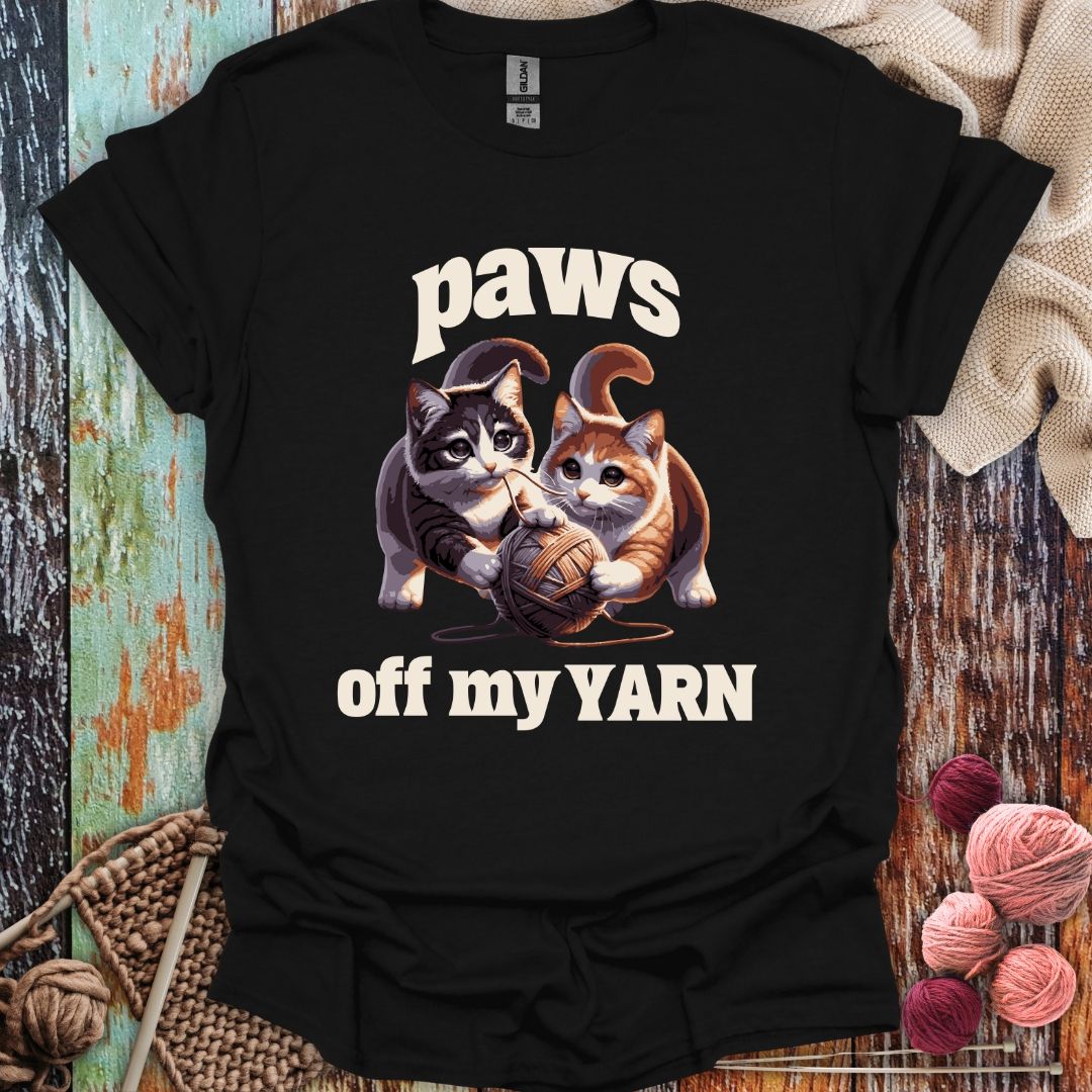 Funny Cat Yarn T-Shirt