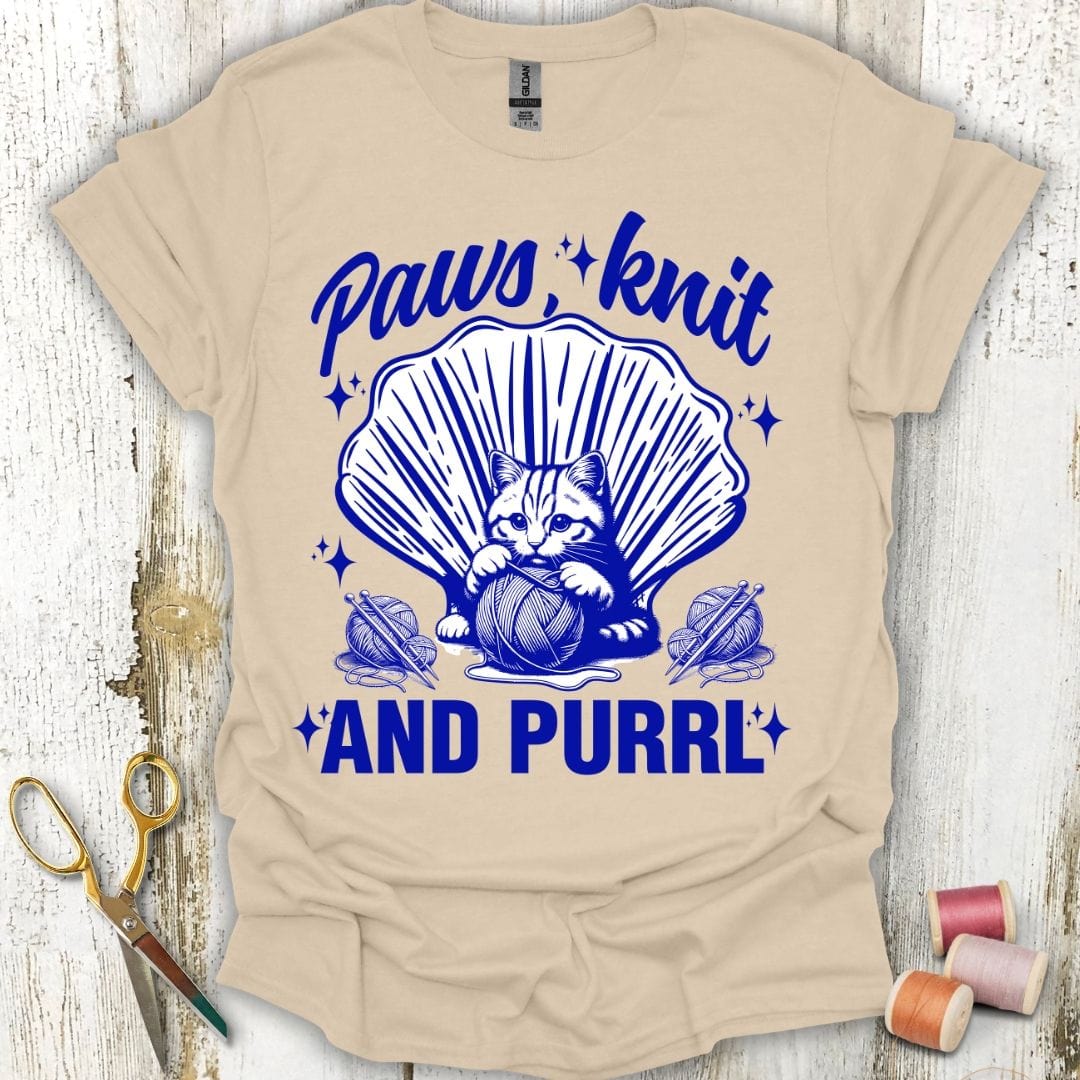 Paws, Knit And Purl T-Shirt