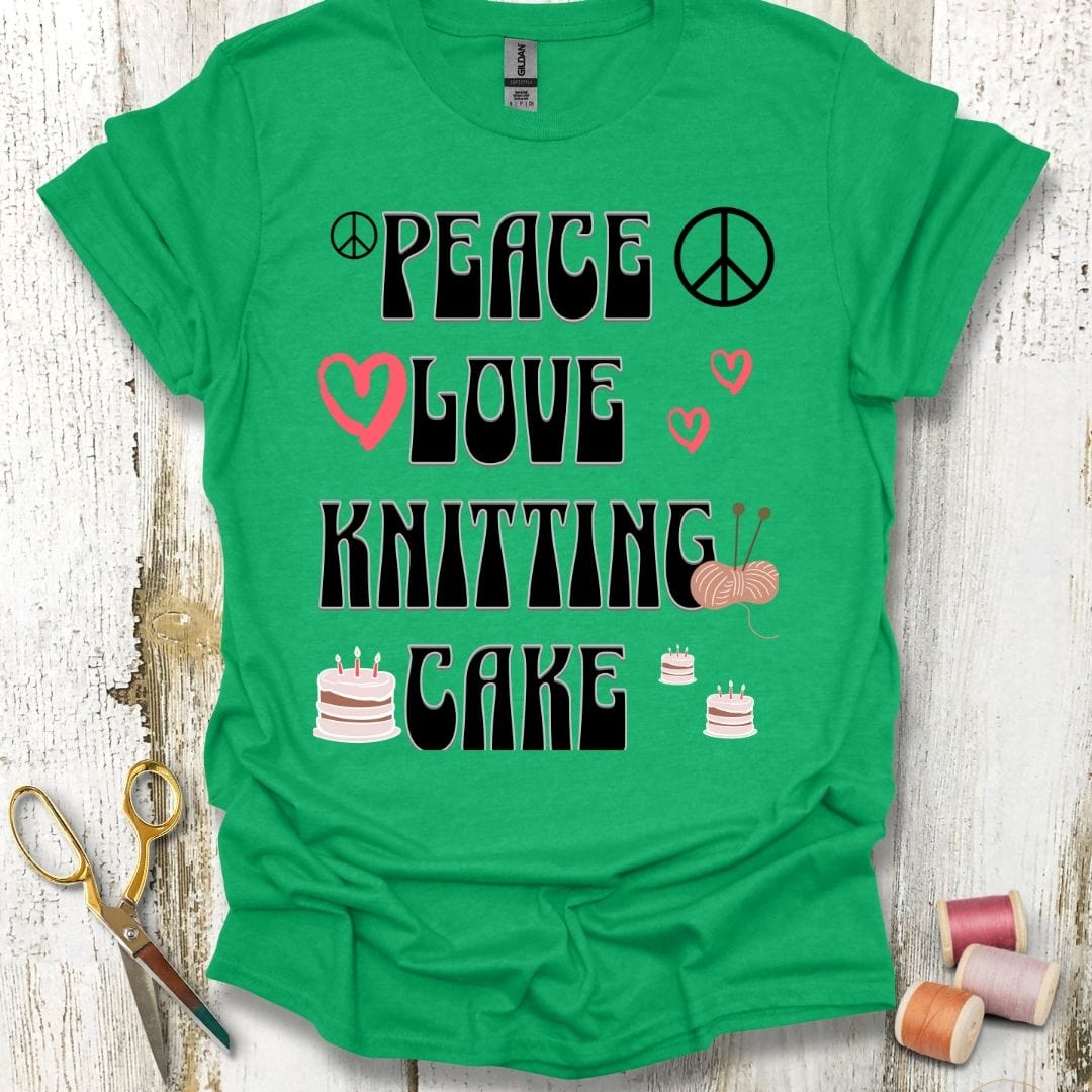 Peace, Love, Knitting T-Shirt