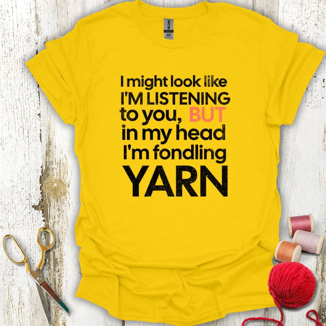 Funny Fondling Yarn T-Shirt