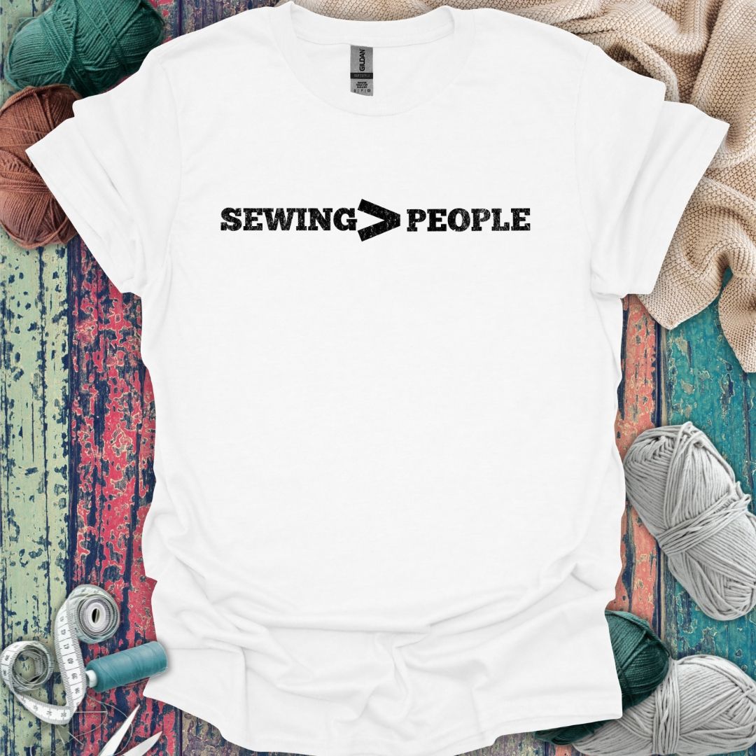 Funny Prefer Sewing T-Shirt