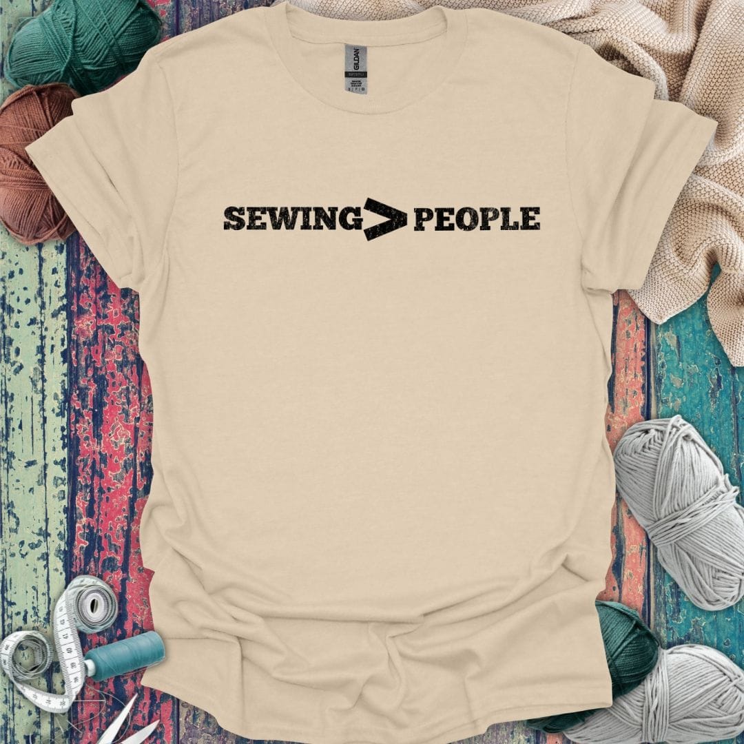 Funny Prefer Sewing T-Shirt