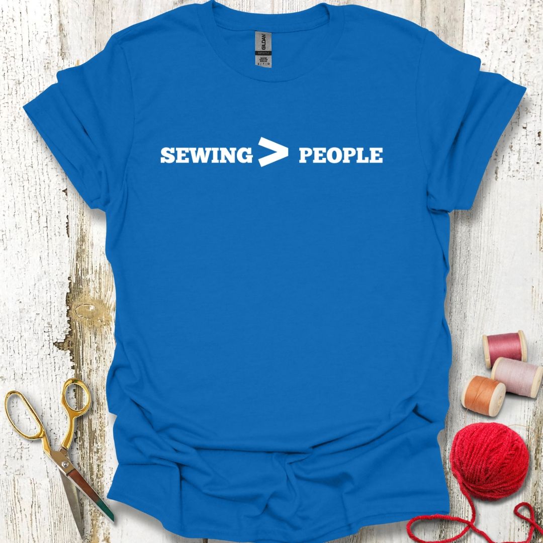Funny Prefer Sewing T-Shirt