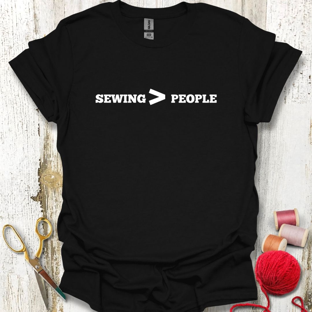 Funny Prefer Sewing T-Shirt