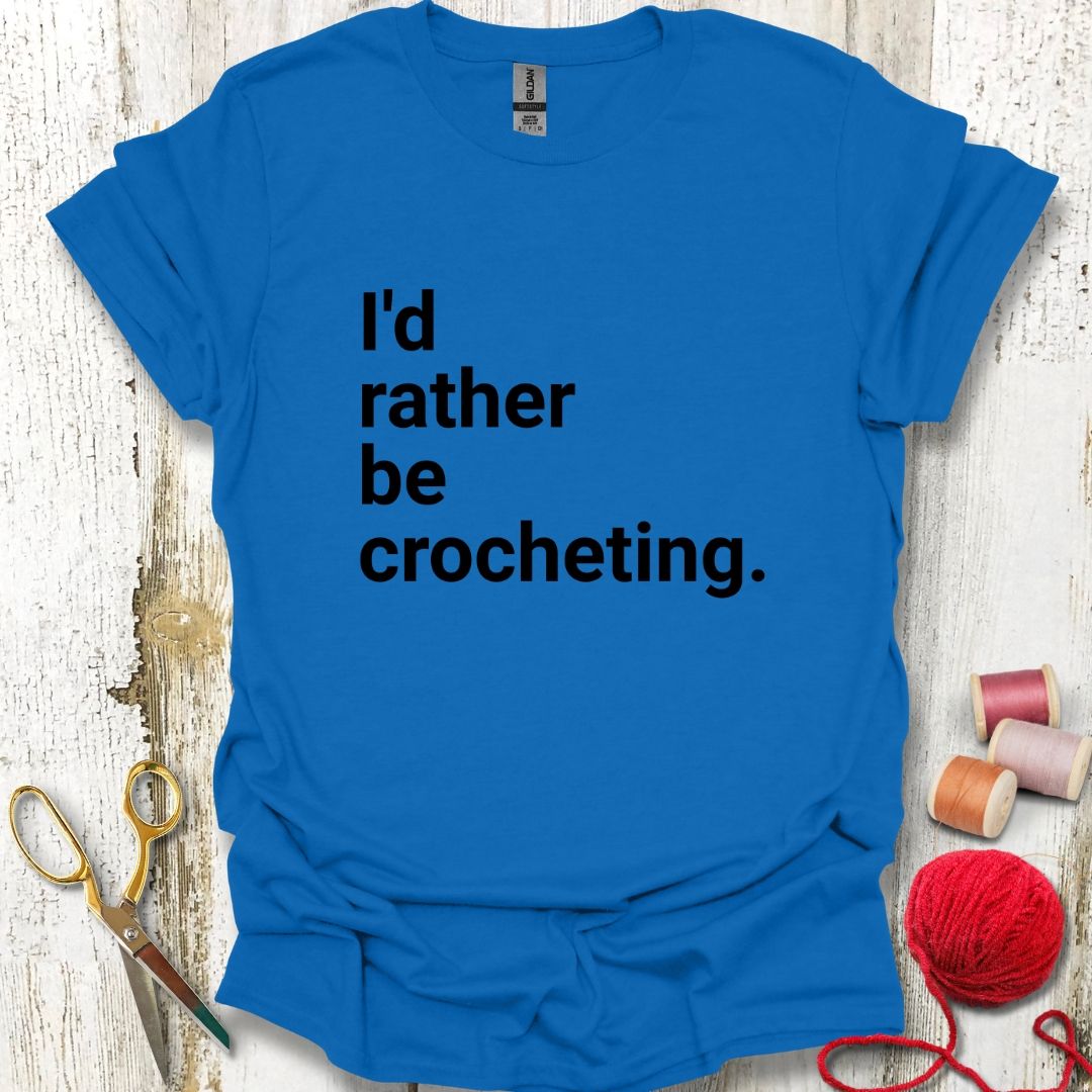 Crocheting Fan T-Shirt