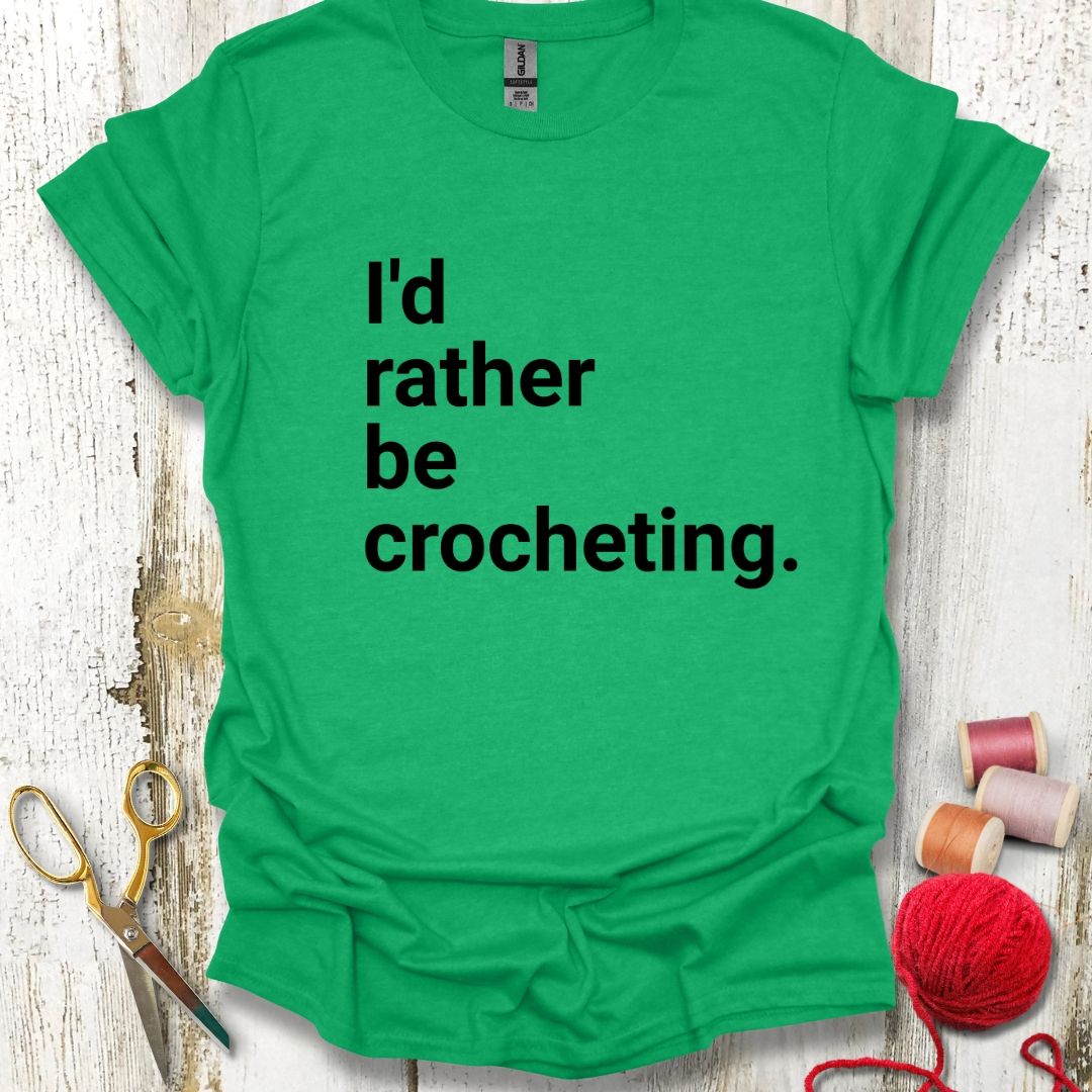 Crocheting Fan T-Shirt