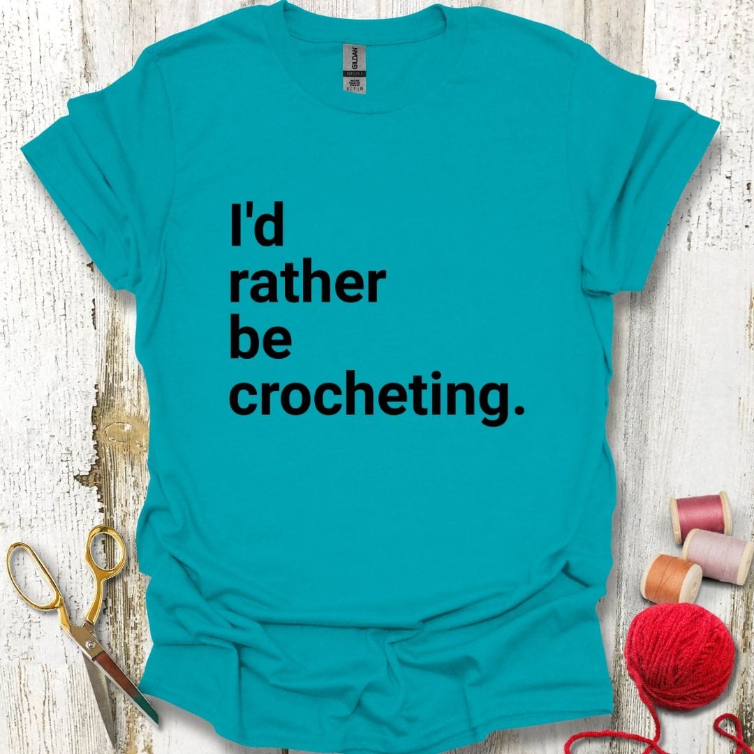 Crocheting Fan T-Shirt