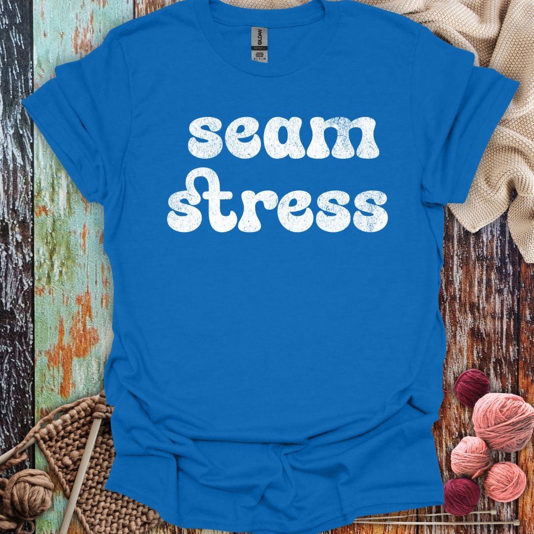 Seam Stress White T-Shirt