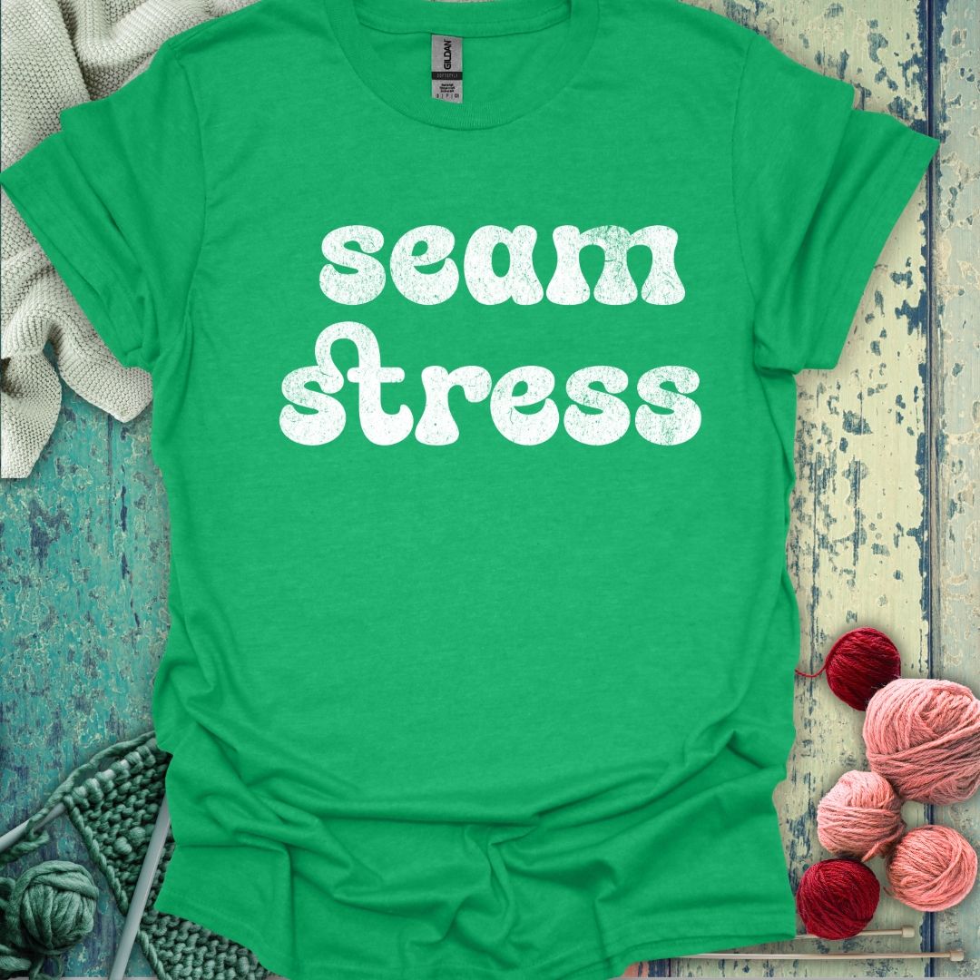 Seam Stress White T-Shirt