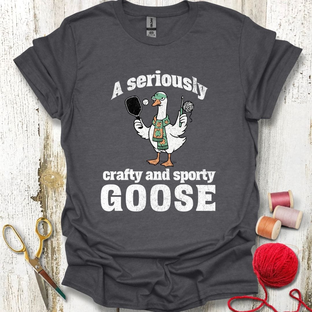 Crafty And Sporty Goose T-Shirt