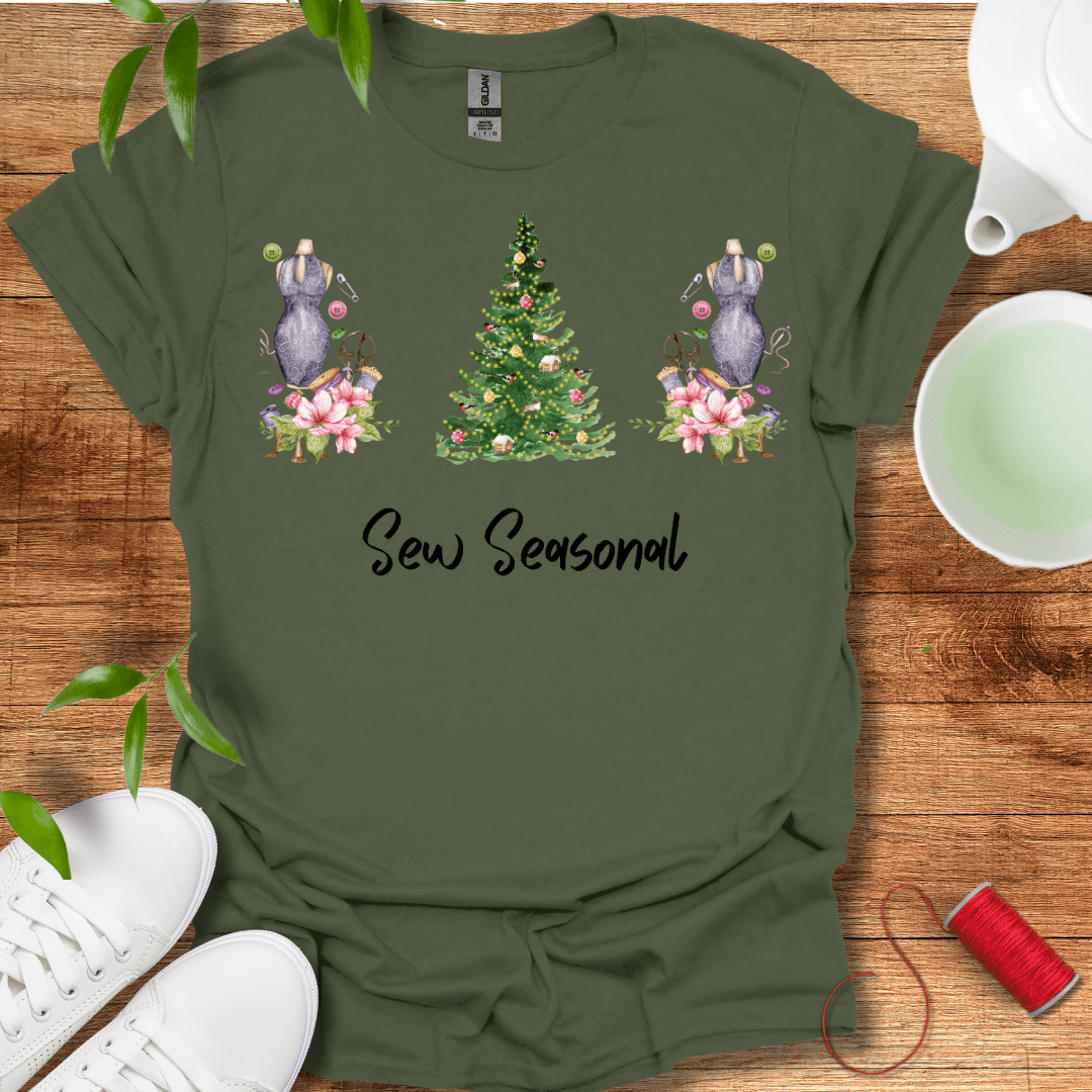 Sew Holiday Seasonal T-Shirt