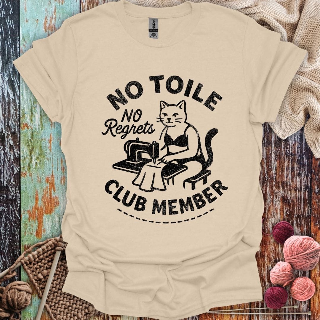 Funny Toile Sewing T-Shirt