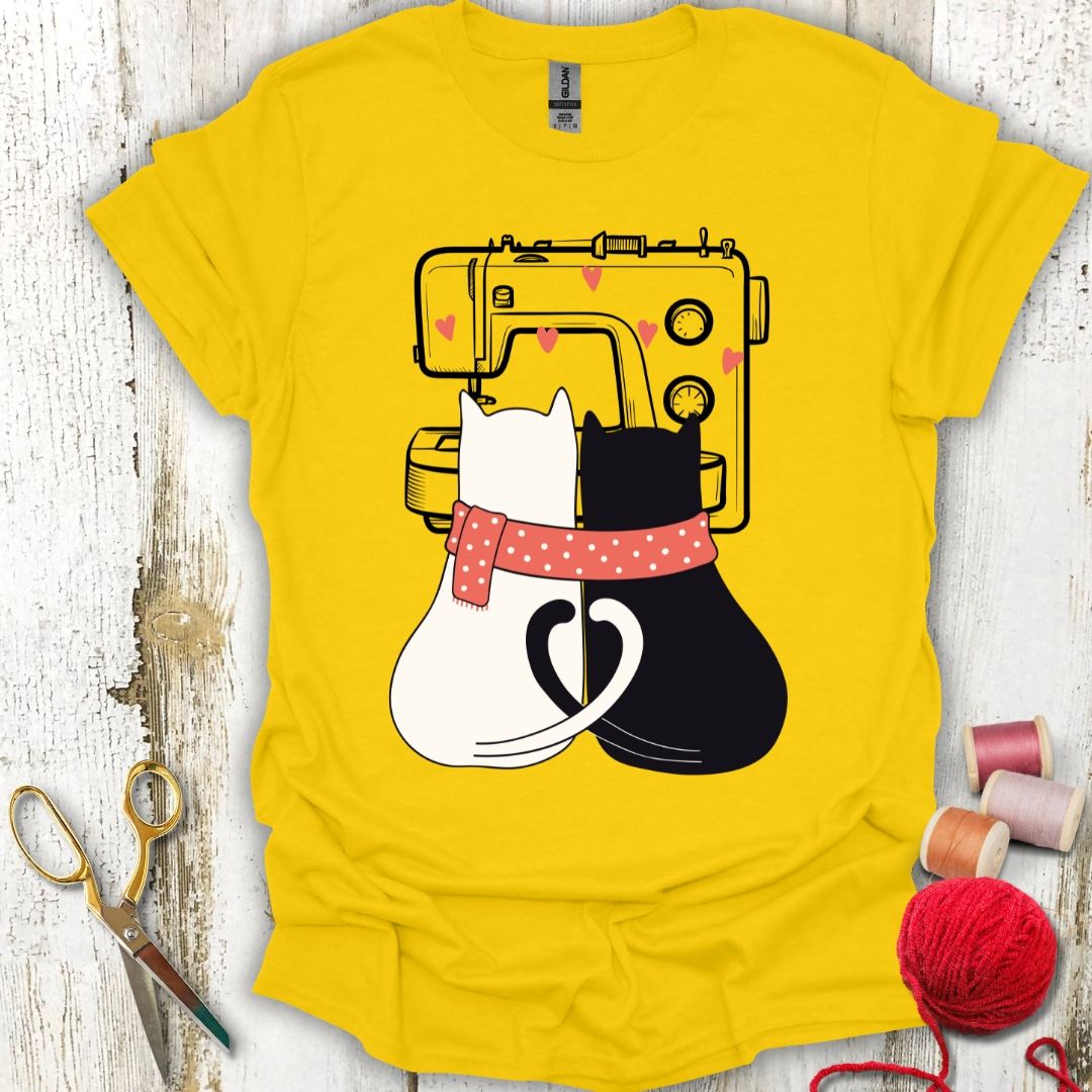 Sewing Cats T-Shirt
