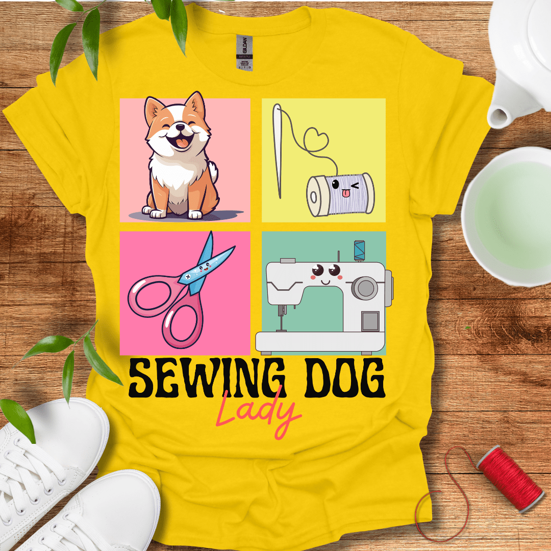 Sewing Dog T-Shirt